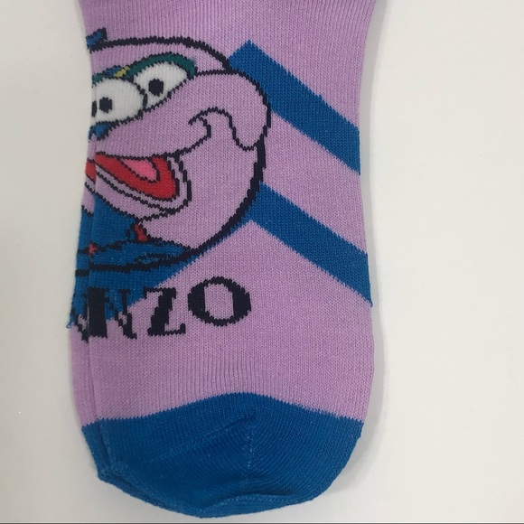 THE MUPPETS “Gonzo” Footie Socks Sz. 5-10 NEW - Picture 4 of 7
